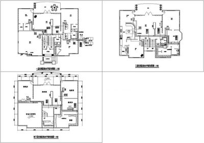 別墅建筑中央空調(diào)工程系統(tǒng)設(shè)計(jì)CAD施工圖——建筑裝飾工程設(shè)計(jì)及施工一體化方案
